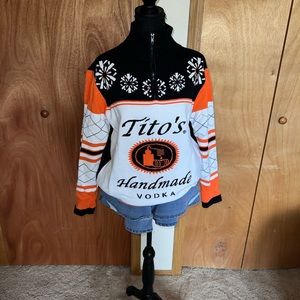 Ugly sweater Tito’s vodka